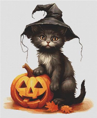 click here to view larger image of Halloween Cat (chart)