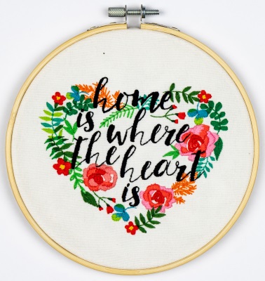 click here to view larger image of Heart - Embroidery (embroidery kit)