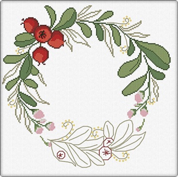 click here to view larger image of Winter Wreath (chart)