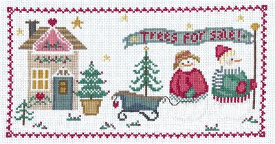 click here to view larger image of Christmas Tree Farm - Gail Bussi (counted cross stitch kit)
