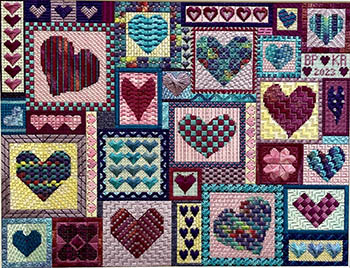 click here to view larger image of Lovestruck (counted canvas chart)