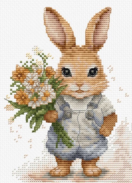 click here to view larger image of Bunny's Surprise, The (counted cross stitch kit)