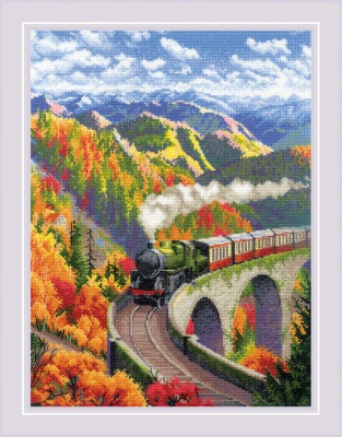 click here to view larger image of Autumn Express (counted cross stitch kit)