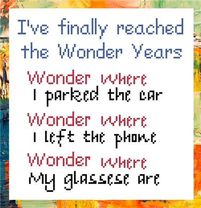 click here to view larger image of Wonder Years (chart)