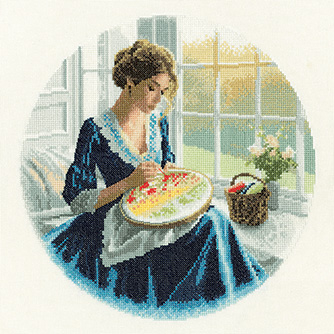 click here to view larger image of Annabel - Elegance Ladies (counted cross stitch kit)