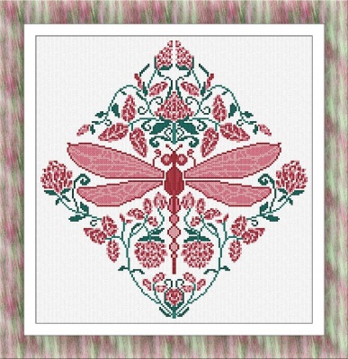 click here to view larger image of Damask & Dragonfly (chart)