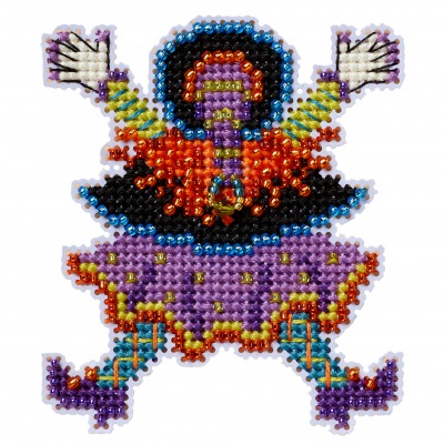 click here to view larger image of Splat Witch (2024) (counted cross stitch kit)
