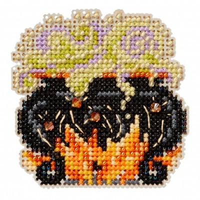 click here to view larger image of Witch's Cauldron (2024) (counted cross stitch kit)