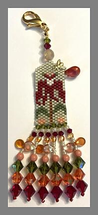 click here to view larger image of Strange Honey Fob (counted cross stitch kit)