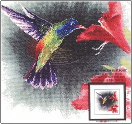 click here to view larger image of Hummingbird in Flight (chart)