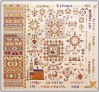 click here to view larger image of Sampler - 1663 (chart)