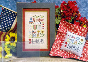 click here to view larger image of Liberty Sampler w/charms ()