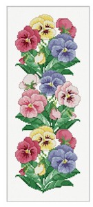 click here to view larger image of Pansy Border (chart)
