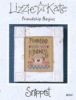 click here to view larger image of Friendship Begins - Snippet (chart)