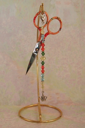 click here to view larger image of Match-Your-Ginghers Scissor Fob - Bianca (accessory)