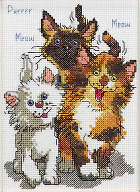 click here to view larger image of Cattails of Duckport - Suzy's Zoo (counted cross stitch kit)