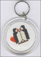 click here to view larger image of Round Key Chain 2 1/4" (stitchable)