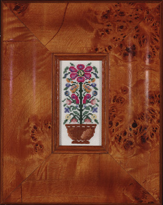 click here to view larger image of Garden Basket (counted cross stitch kit)