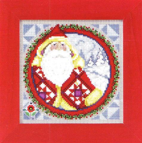 click here to view larger image of Kris Kringle (counted cross stitch kit)