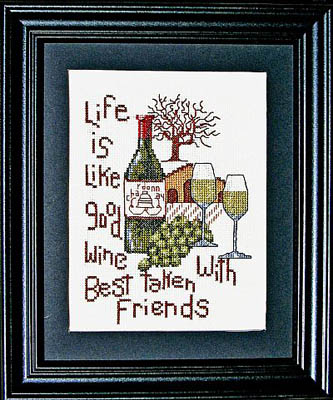 click here to view larger image of Good Wine, Good Friends (chart)
