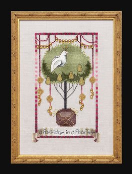click here to view larger image of Partridge in a Pear Tree  - Twelve Days of Christmas (chart)