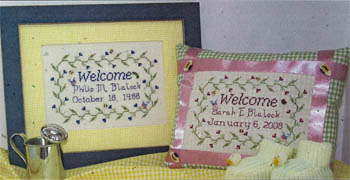 click here to view larger image of Welcome Little One (chart)