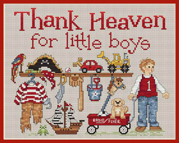 click here to view larger image of Thank Heaven For Little Boys (chart)