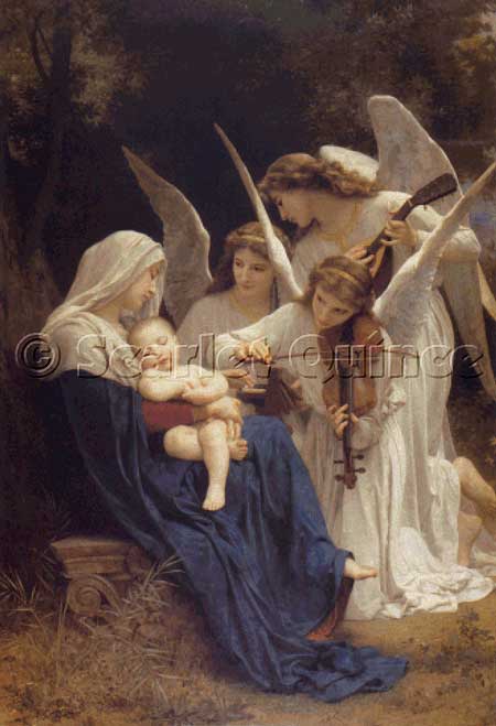 click here to view larger image of Song of the Angels - William Bouguereau (chart)