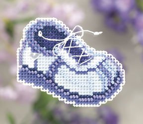 click here to view larger image of Blue Sneaker  (2011) (counted cross stitch kit)