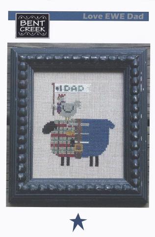 click here to view larger image of Love Ewe Dad (counted cross stitch kit)