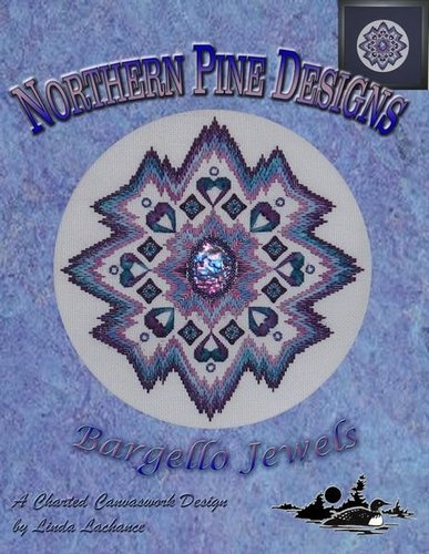 click here to view larger image of Bargello Jewels (counted canvas chart)
