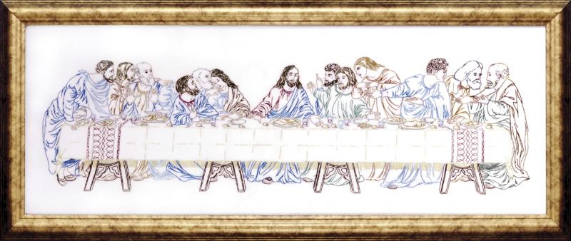 click here to view larger image of Last Supper (stamped cross stitch kit)