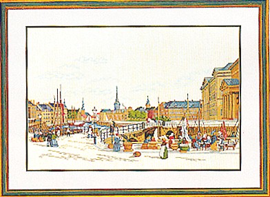 click here to view larger image of City By Waterfront (counted cross stitch kit)