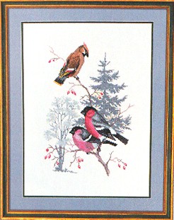 click here to view larger image of Birds (counted cross stitch kit)