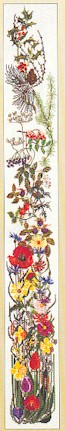 click here to view larger image of Floral Garden (counted cross stitch kit)