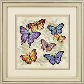 click here to view larger image of Butterfly Profusion (counted cross stitch kit)