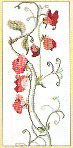 click here to view larger image of Floral Vine (counted cross stitch kit)