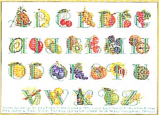 click here to view larger image of Fruit Sampler (counted cross stitch kit)