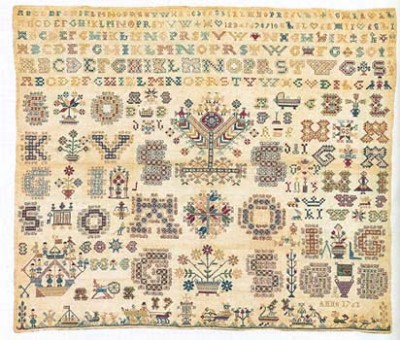 click here to view larger image of Sampler - 1761 (chart)