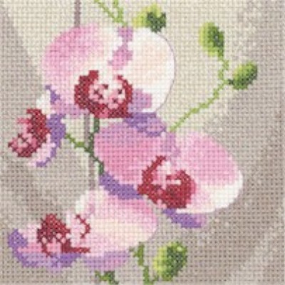 click here to view larger image of Mini Orchids  (counted cross stitch kit)