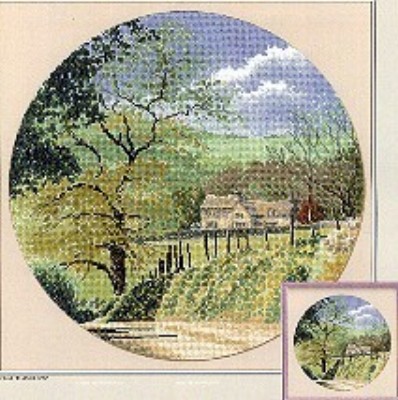 click here to view larger image of Primrose Bank (Kit) (counted cross stitch kit)