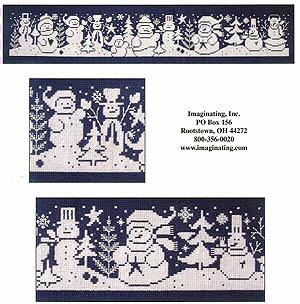 click here to view larger image of Snowmen Gathering (chart)