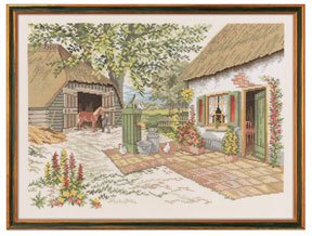click here to view larger image of Farm & Horse (counted cross stitch kit)