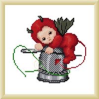 click here to view larger image of Little Stitch Devil with Thimble (chart)