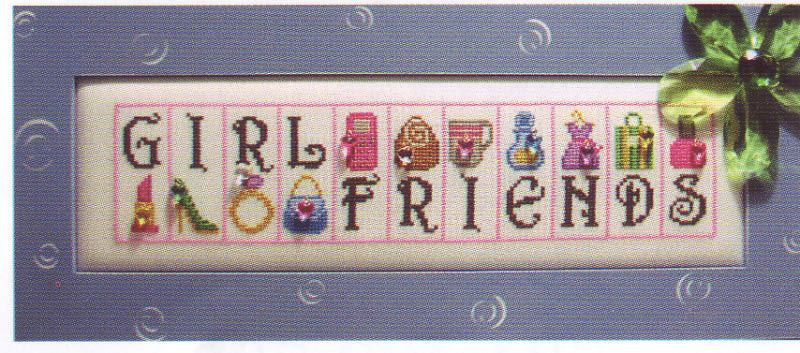 click here to view larger image of Girlfriends - jelly mini block (chart)