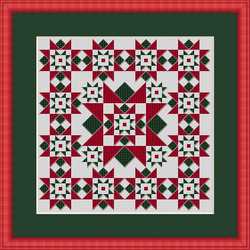 click here to view larger image of Christmas Star - Mini Quilt Square (chart)