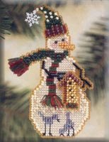 click here to view larger image of Birdhouse Snow Charmer (2001) (counted cross stitch kit)