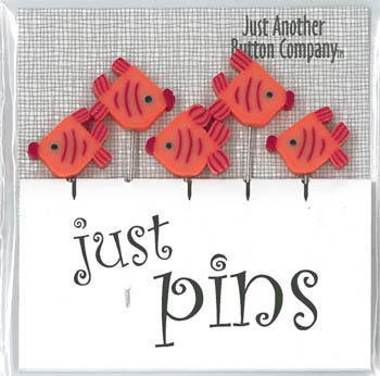 click here to view larger image of August Angel Pins (6 Orange Fish) (chart)