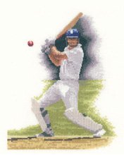 click here to view larger image of Batsman (chunky cross stitch kit)