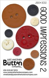 click here to view larger image of Good Impressions 2 - Button Card (buttons)